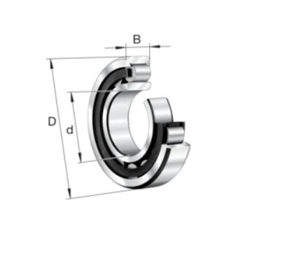 NU306-E-XL-TVP2-C3-cylindriskt rullager